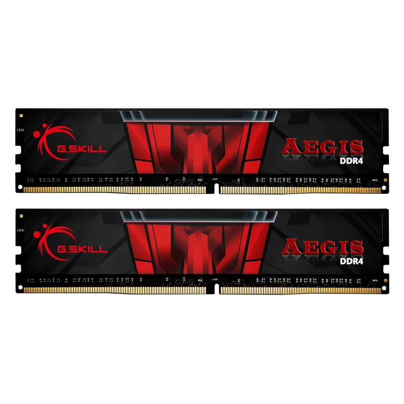 Модуль пам'яті G.SKILL DDR4 16GB (2x8GB) 2666 MT/s Aegis (F4-2666C19D-16GIS)